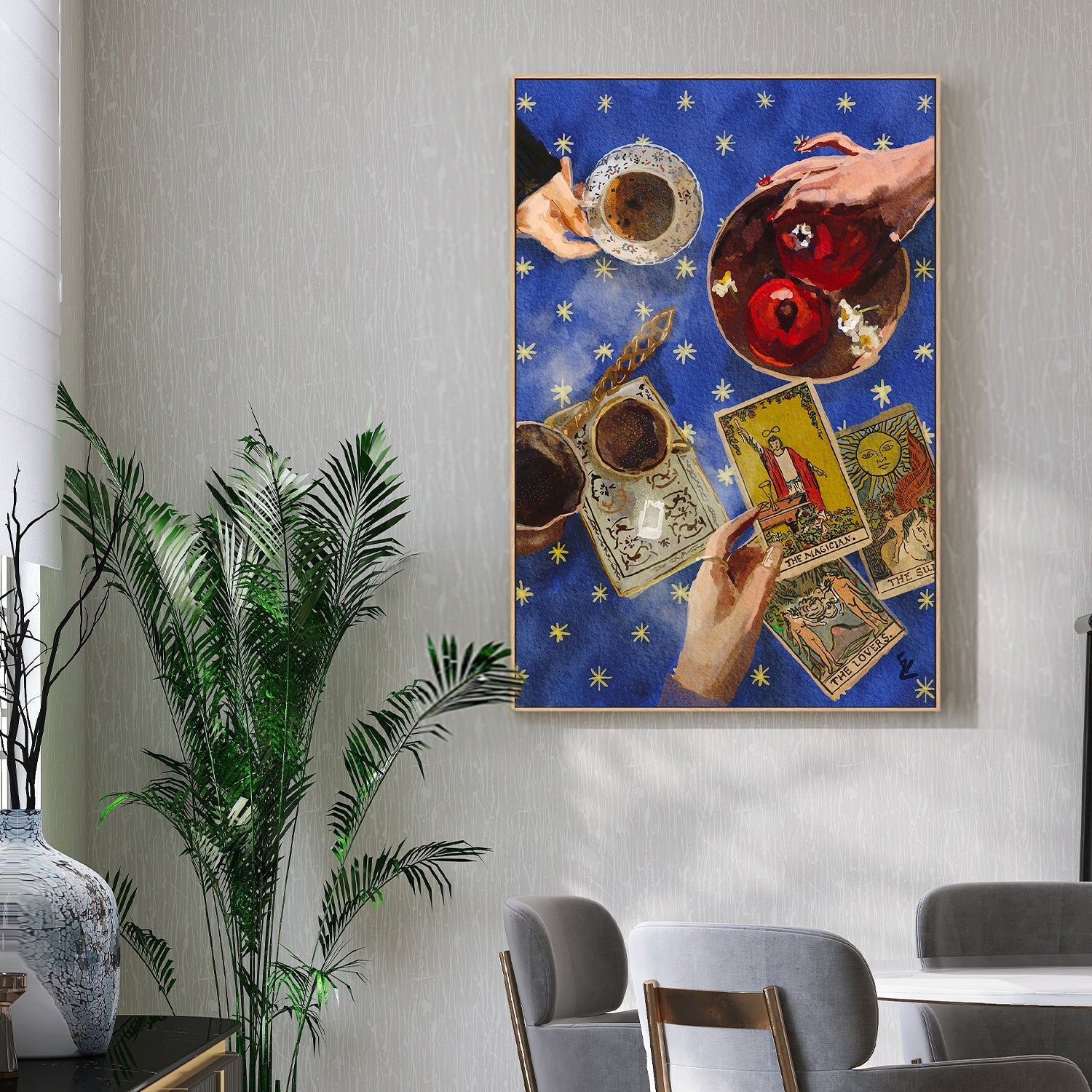 The Magician, The Lovers, The Sun , By Ekaterina Zagorska,Wall Art
