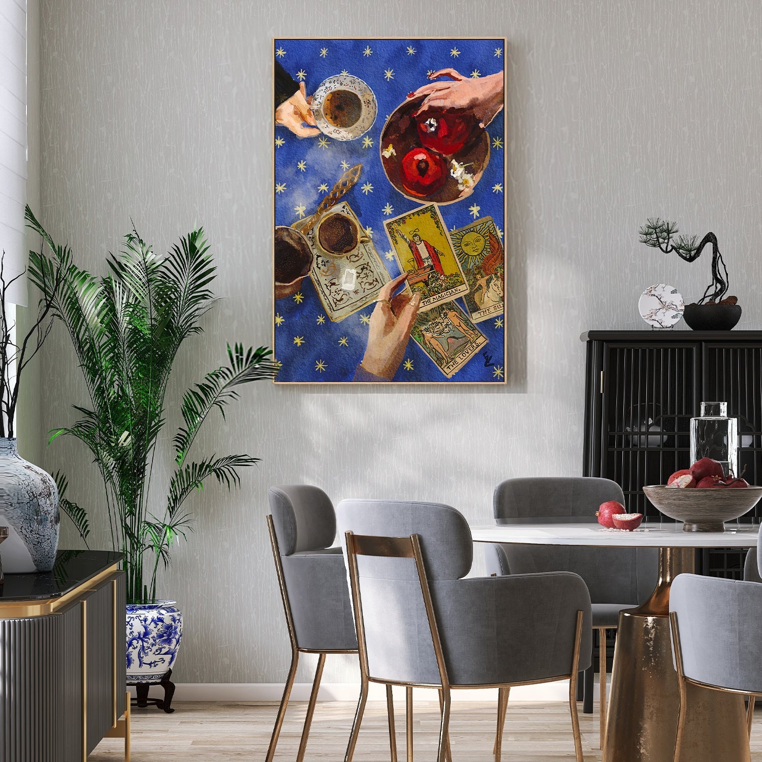 The Magician, The Lovers, The Sun , By Ekaterina Zagorska,Wall Art