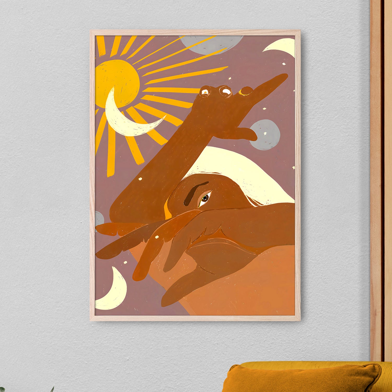 wall-art-print-canvas-poster-framed-The Moon Dances With Me the Way The Sun Cant-2
