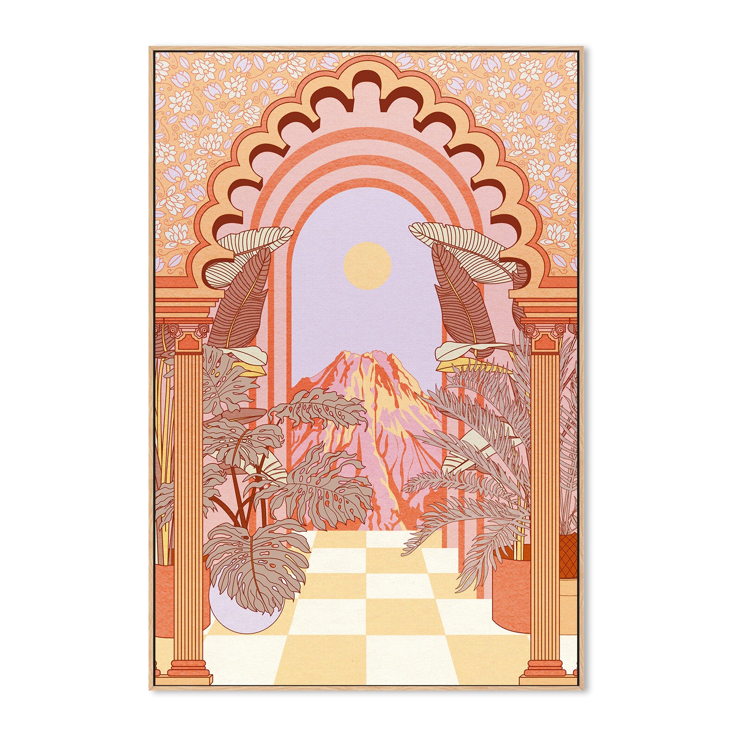 wall-art-print-canvas-poster-framed-The Mountain-4