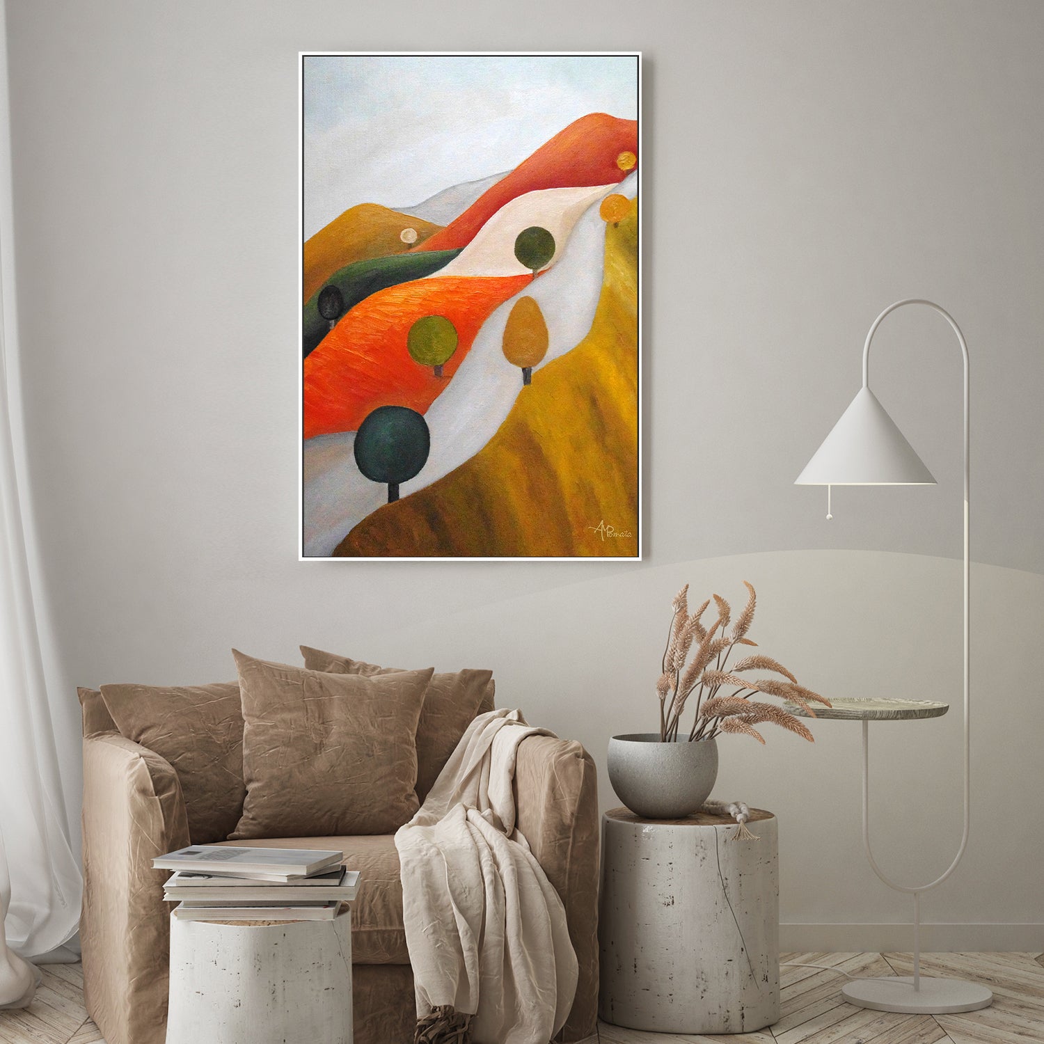 wall-art-print-canvas-poster-framed-The Mountain head-7