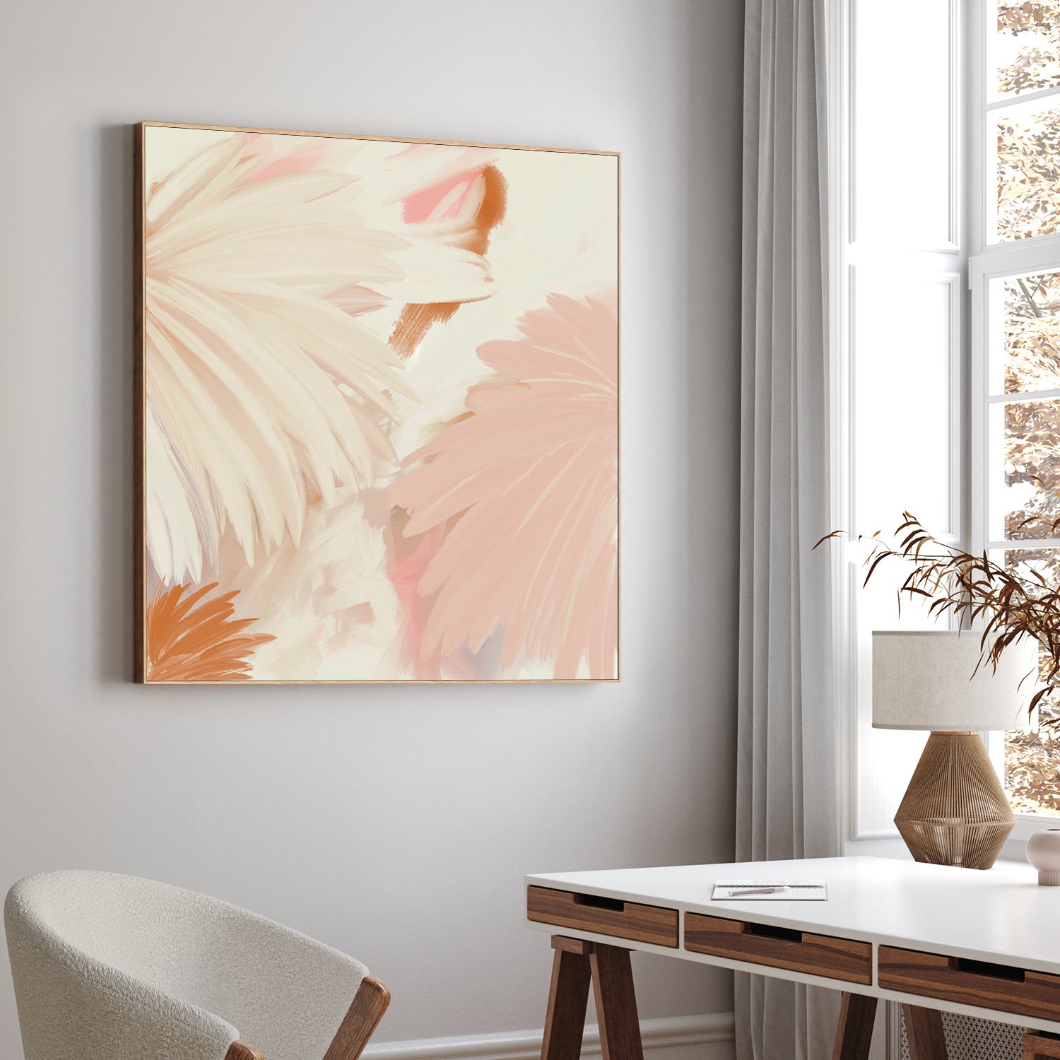 wall-art-print-canvas-poster-framed-The Murmur of Flowers-2