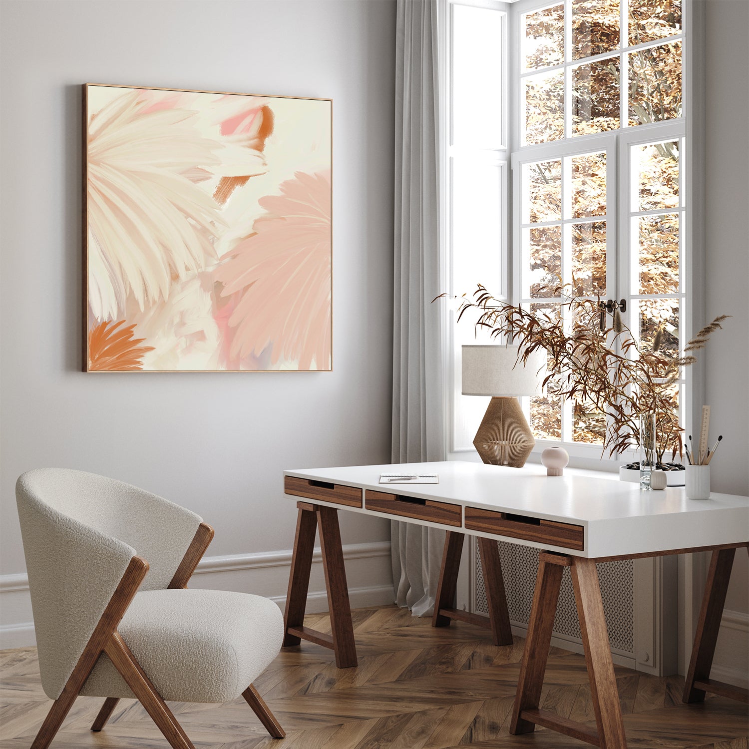 wall-art-print-canvas-poster-framed-The Murmur of Flowers-7