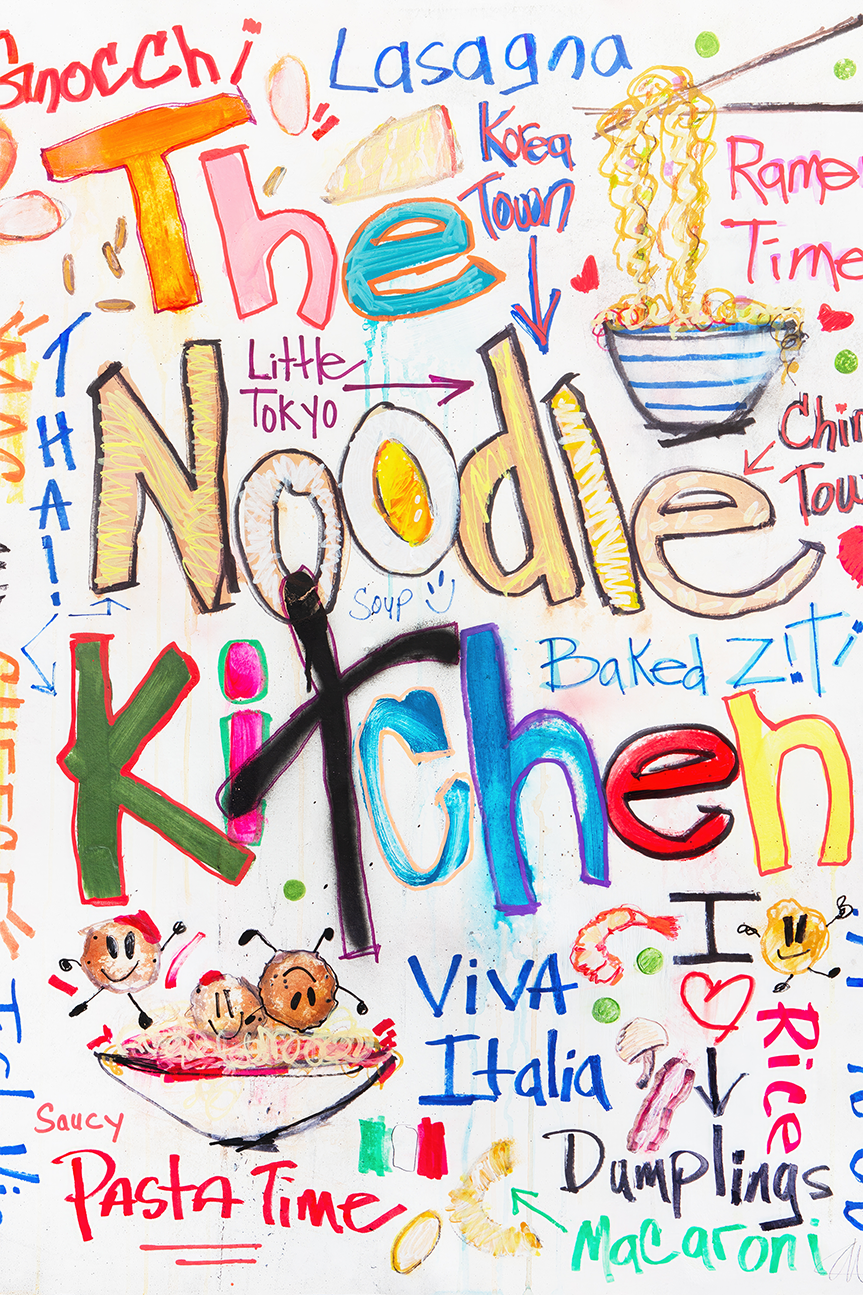 wall-art-print-canvas-poster-framed-The Noodle Kitchen , By Filippoloco-1