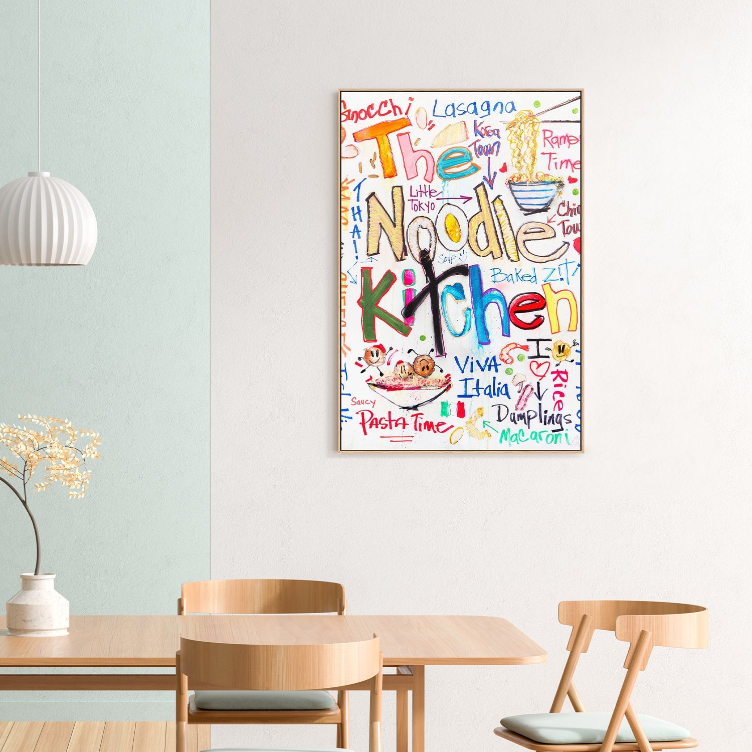 wall-art-print-canvas-poster-framed-The Noodle Kitchen , By Filippoloco-2