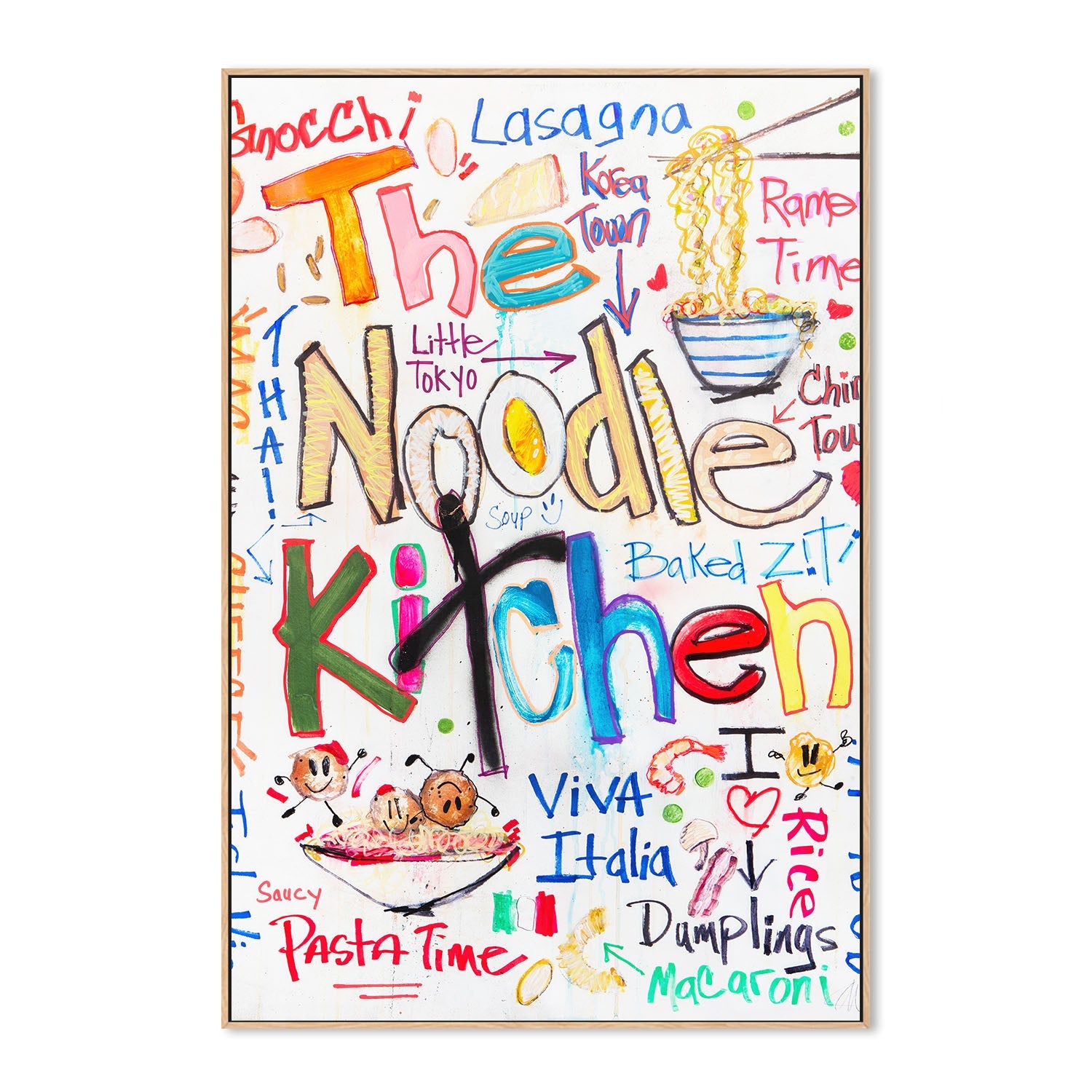 wall-art-print-canvas-poster-framed-The Noodle Kitchen , By Filippoloco-4