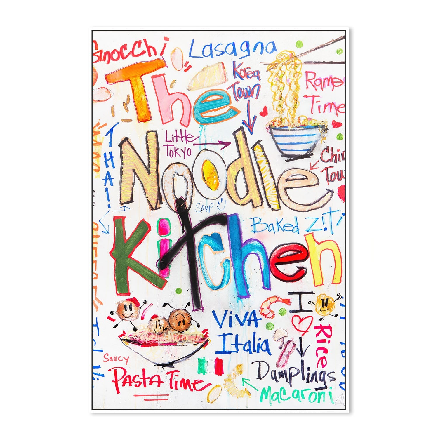 wall-art-print-canvas-poster-framed-The Noodle Kitchen , By Filippoloco-5