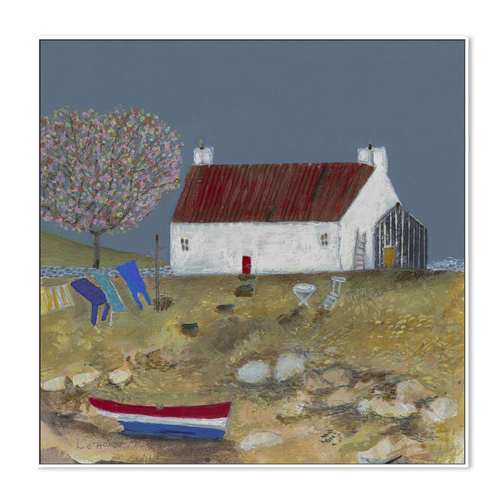 wall-art-print-canvas-poster-framed-The Old Boat, By Louise O'Hara , By Louise O'hara-5
