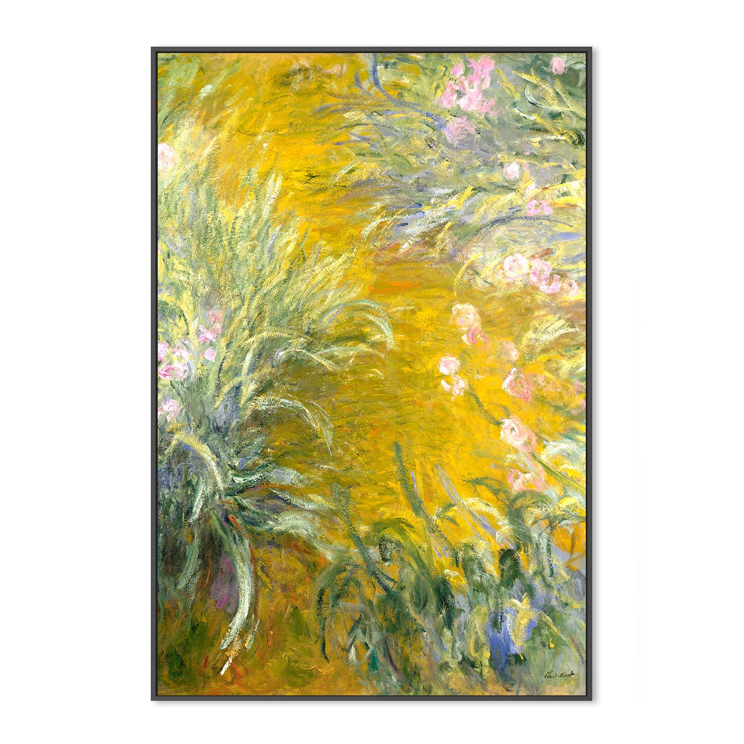 wall-art-print-canvas-poster-framed-The Path through the Irises-3