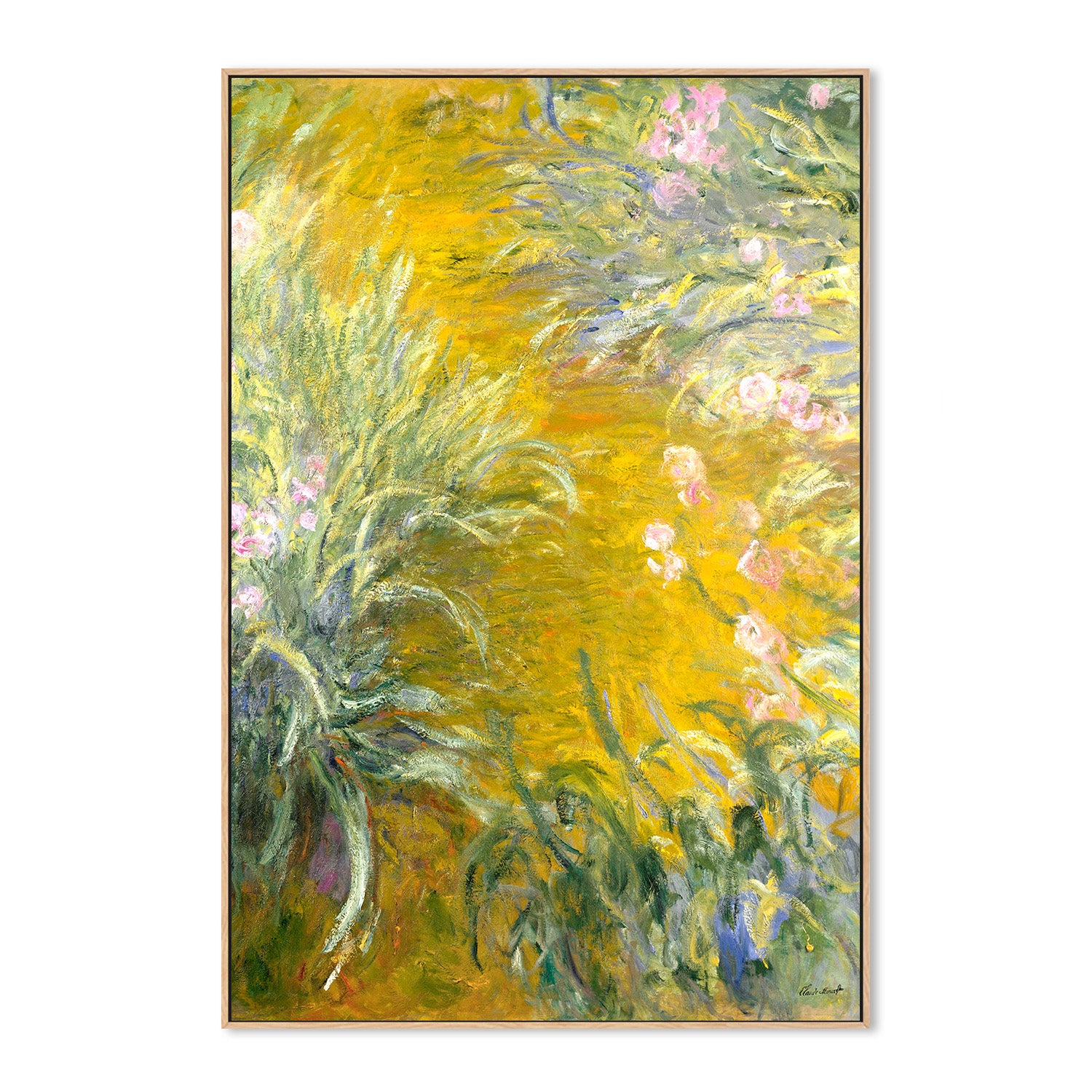 wall-art-print-canvas-poster-framed-The Path through the Irises-4