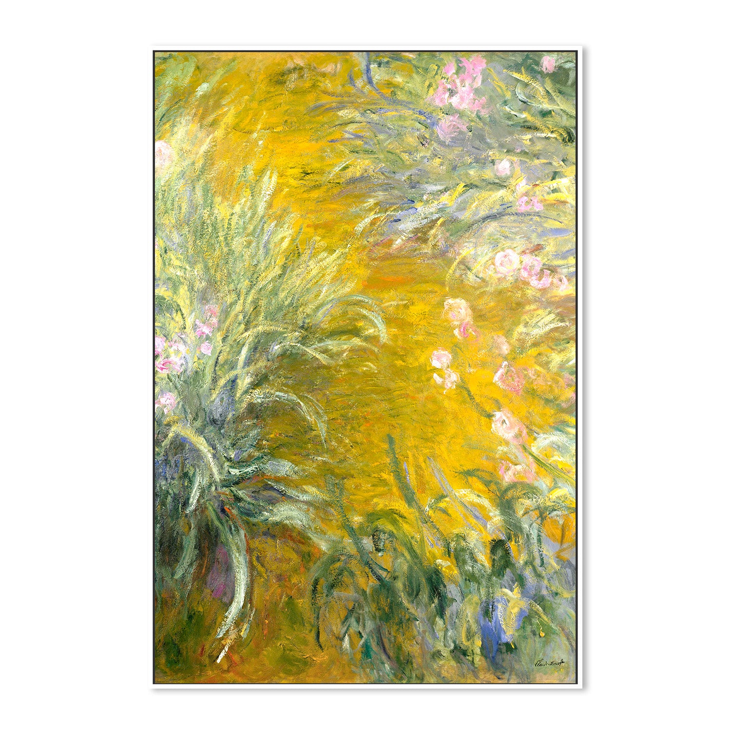 wall-art-print-canvas-poster-framed-The Path through the Irises-5