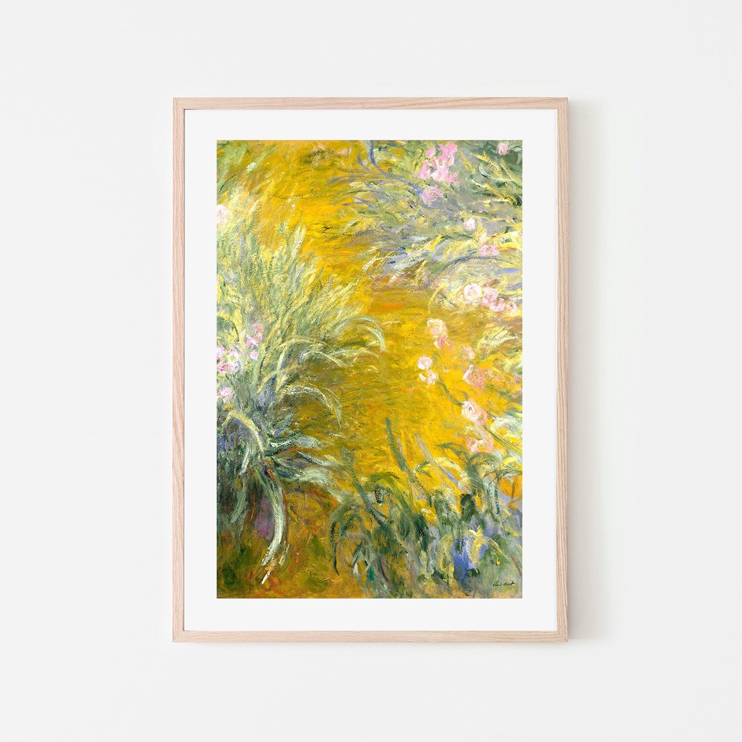 wall-art-print-canvas-poster-framed-The Path through the Irises-6