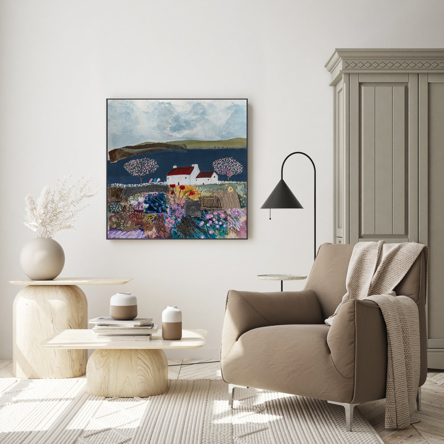 wall-art-print-canvas-poster-framed-The Poppies Stood Proud , By Louise O'Hara-7