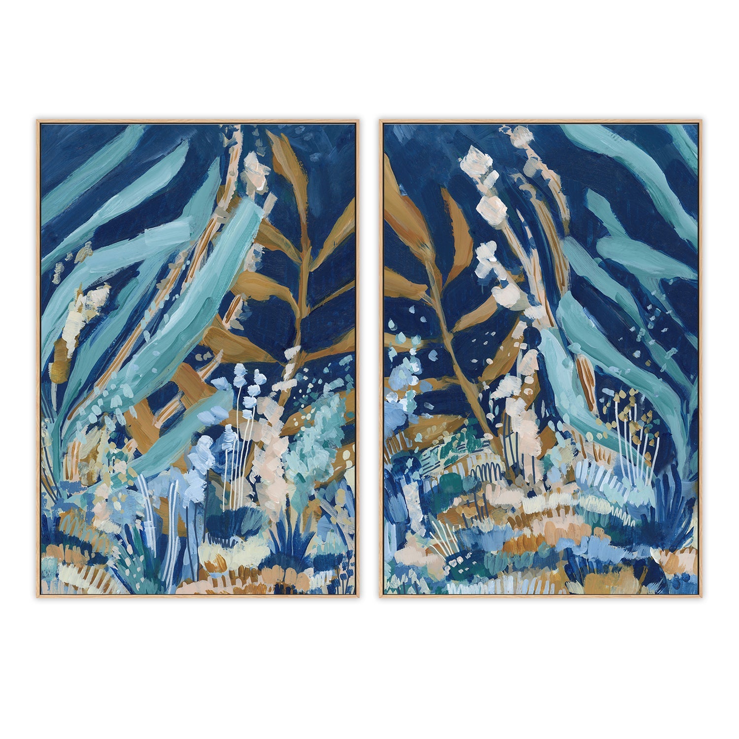 wall-art-print-canvas-poster-framed-The Seas Abyss , Style A & B , Set Of 2, By Jetty Home , By Jetty Home-4