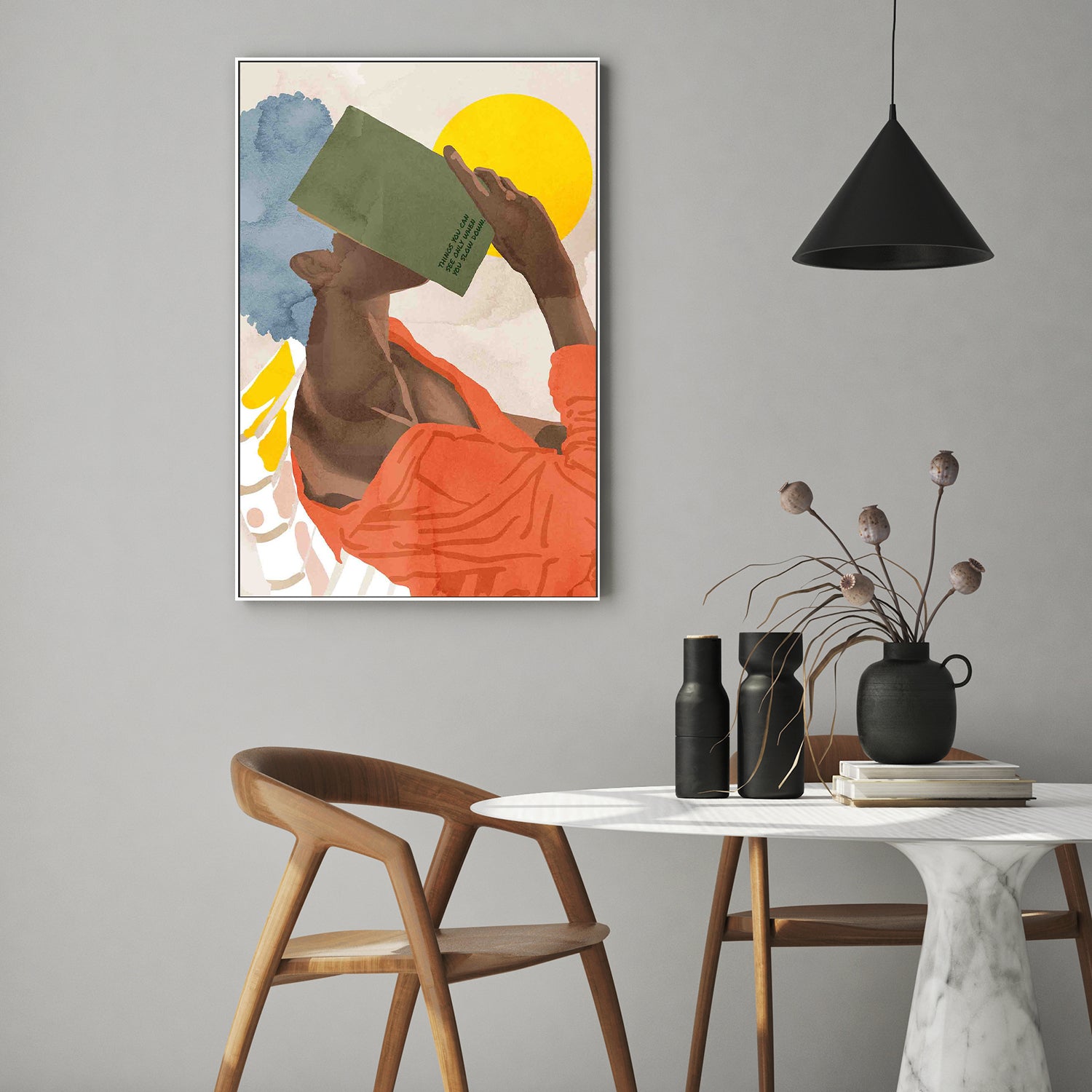 wall-art-print-canvas-poster-framed-The Things You Can See Only When You Slow Down-8