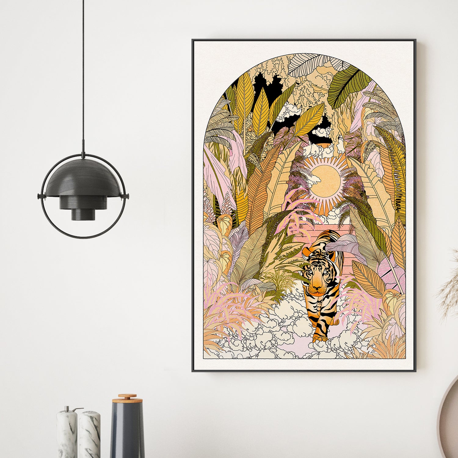 wall-art-print-canvas-poster-framed-The Tiger-2