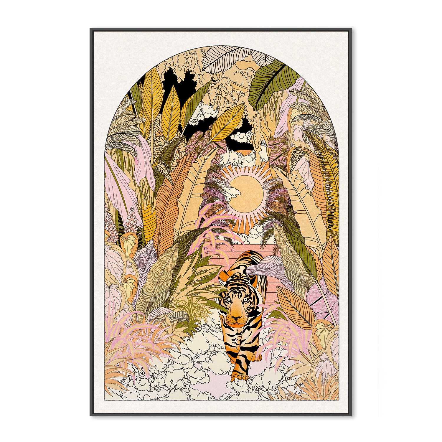 wall-art-print-canvas-poster-framed-The Tiger-3