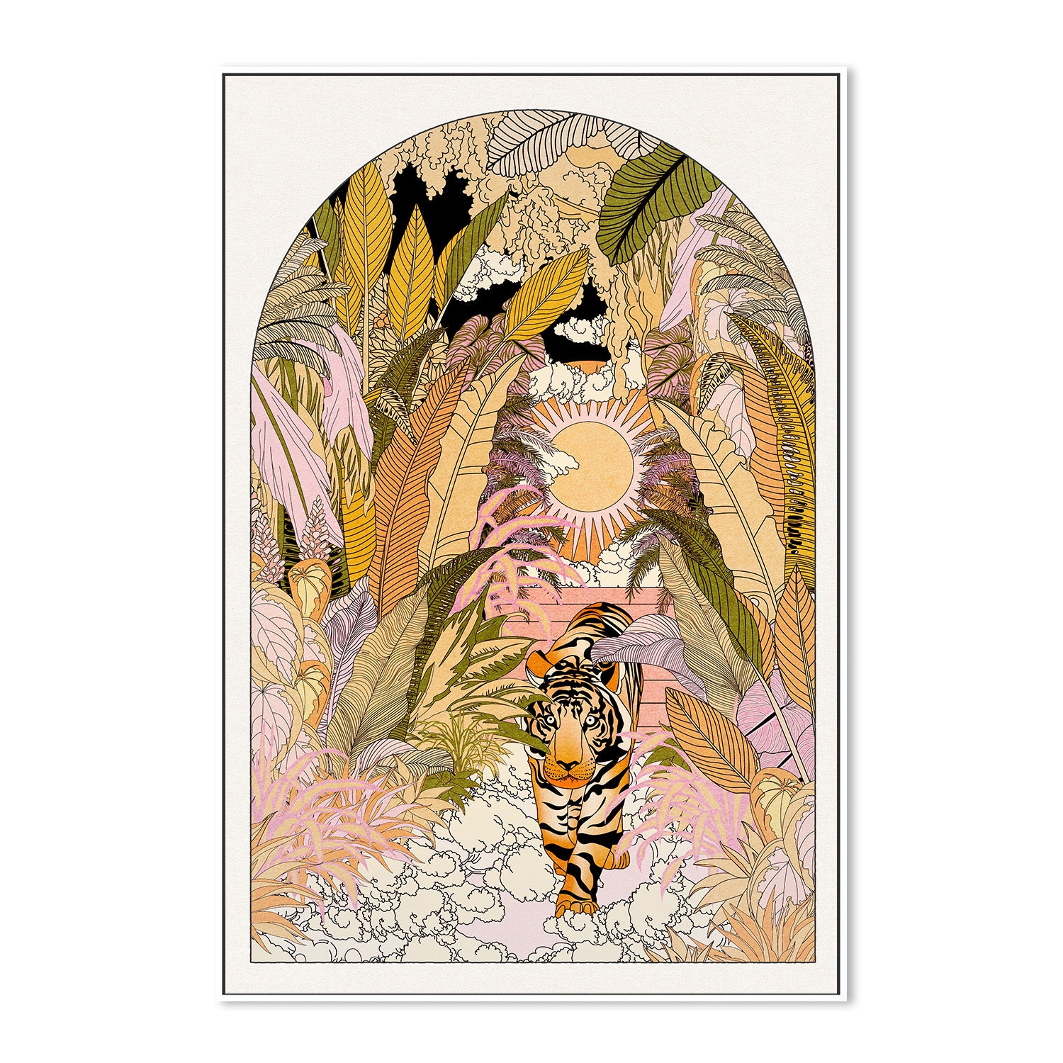 wall-art-print-canvas-poster-framed-The Tiger-5