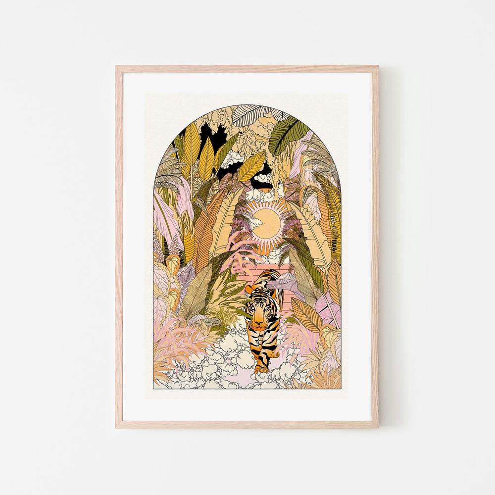 wall-art-print-canvas-poster-framed-The Tiger-6