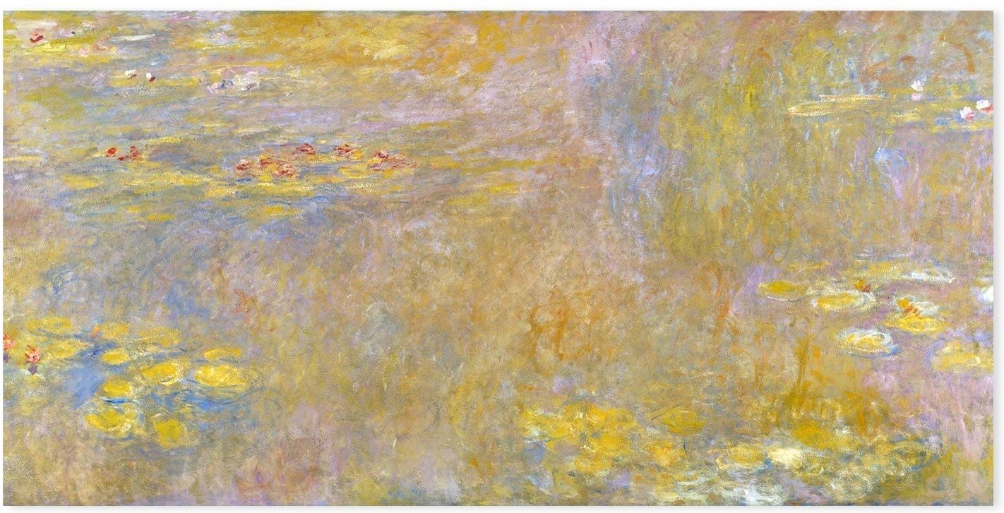 wall-art-print-canvas-poster-framed-The water lily pond , By Monet-by-Gioia Wall Art-Gioia Wall Art