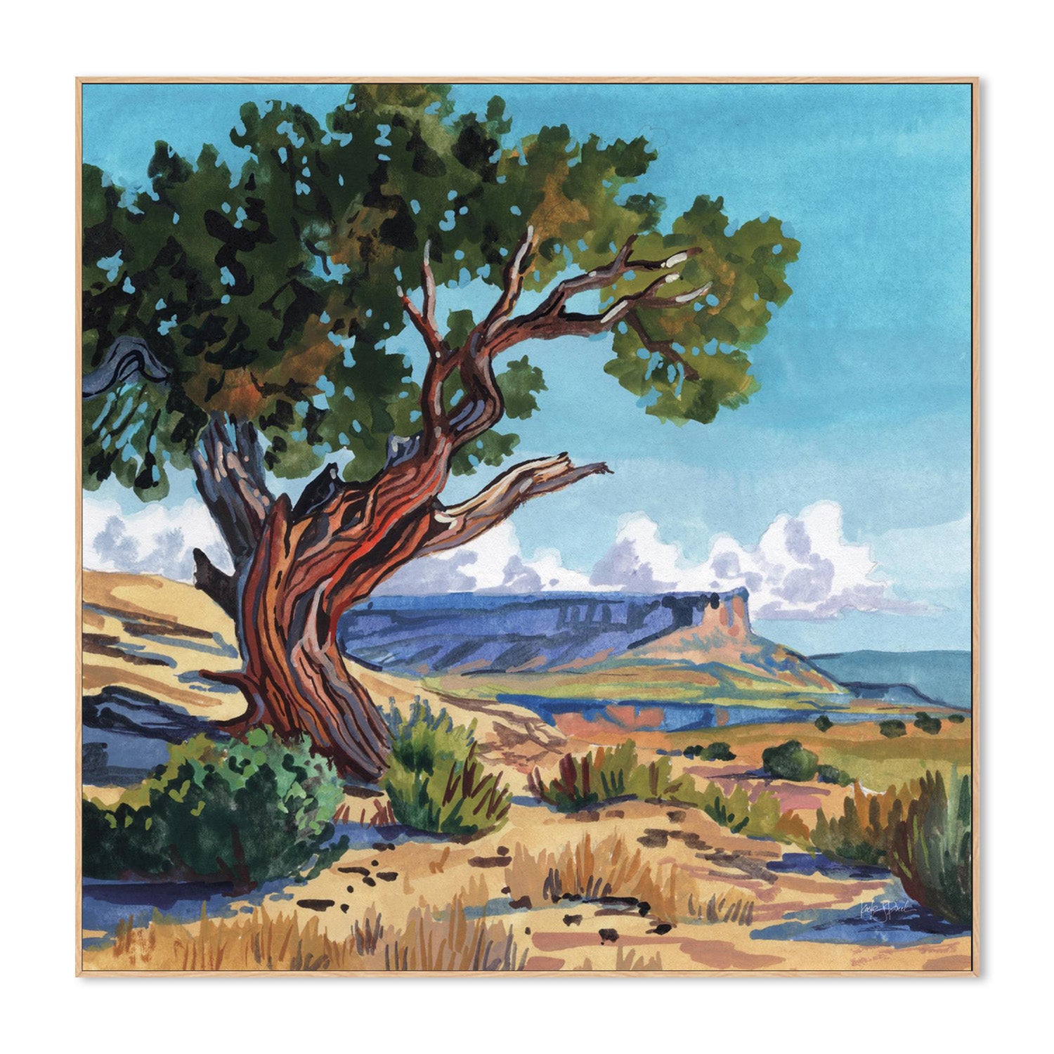 wall-art-print-canvas-poster-framed-The Wind Shapes The Tree-4