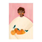 wall-art-print-canvas-poster-framed-The Woman With The oranges , By Bea Muller-1