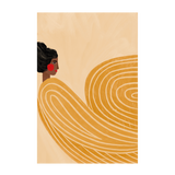 wall-art-print-canvas-poster-framed-The Woman With The Yellow Stripes , By Bea Muller-1