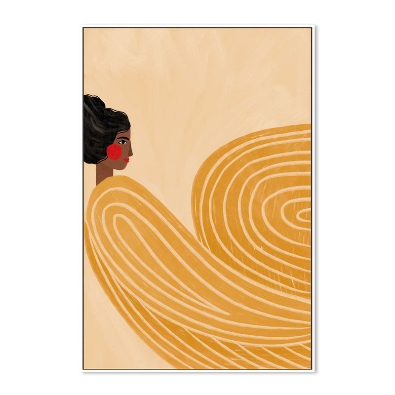 wall-art-print-canvas-poster-framed-The Woman With The Yellow Stripes , By Bea Muller-5