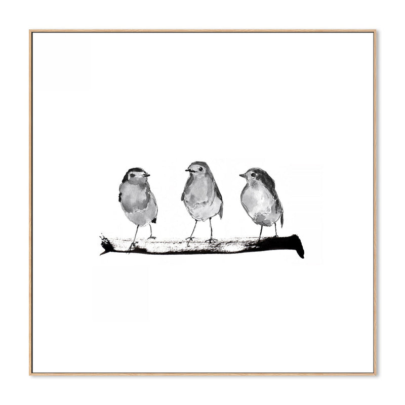 wall-art-print-canvas-poster-framed-Three Robins On A Branch , By Danushka Abeygoda-4