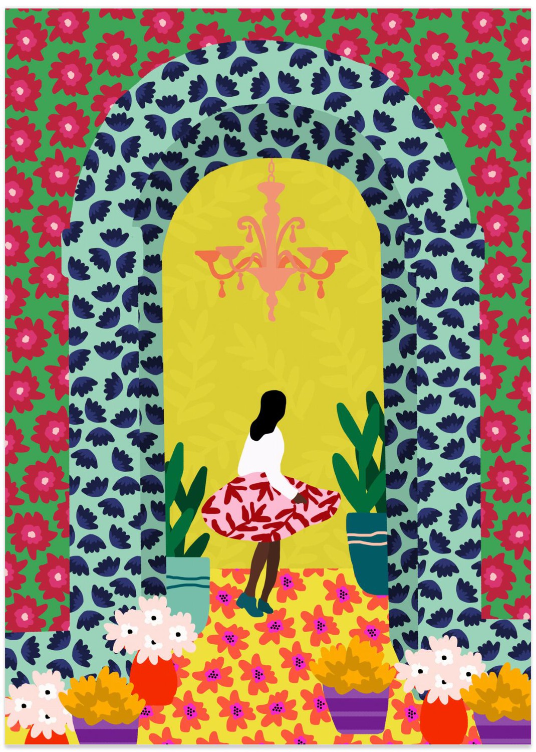 wall-art-print-canvas-poster-framed-Through The Archway , By Rafaela Mascaro-1