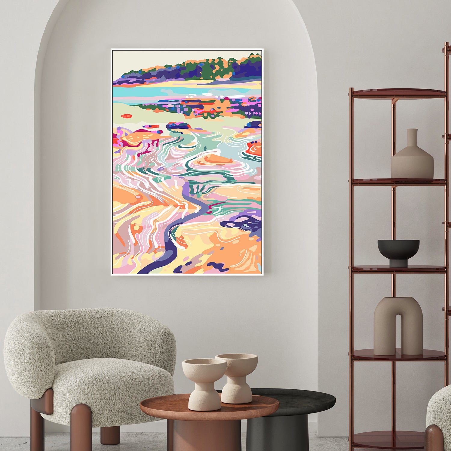 wall-art-print-canvas-poster-framed-Tidal Poetry , By Unratio-2