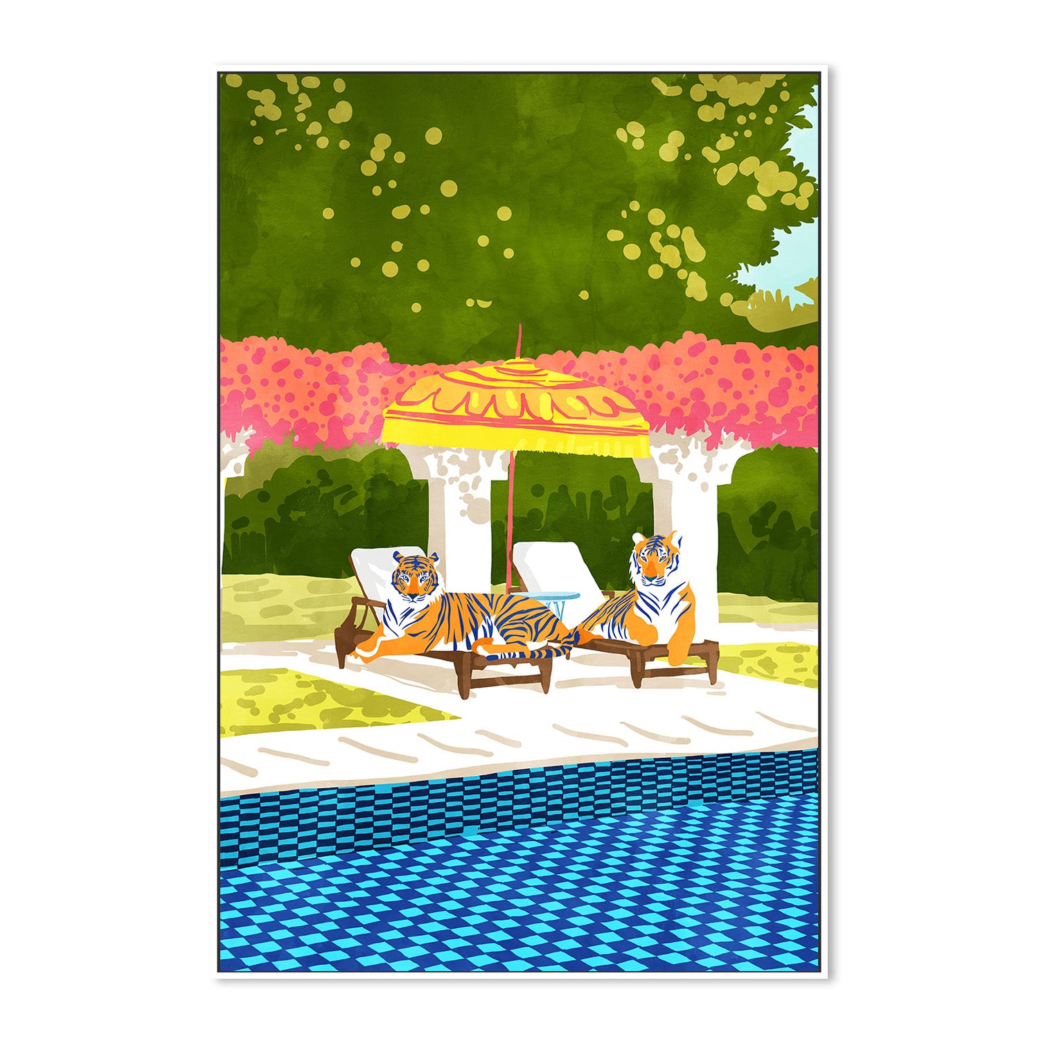 wall-art-print-canvas-poster-framed-Tiger Vacay-5