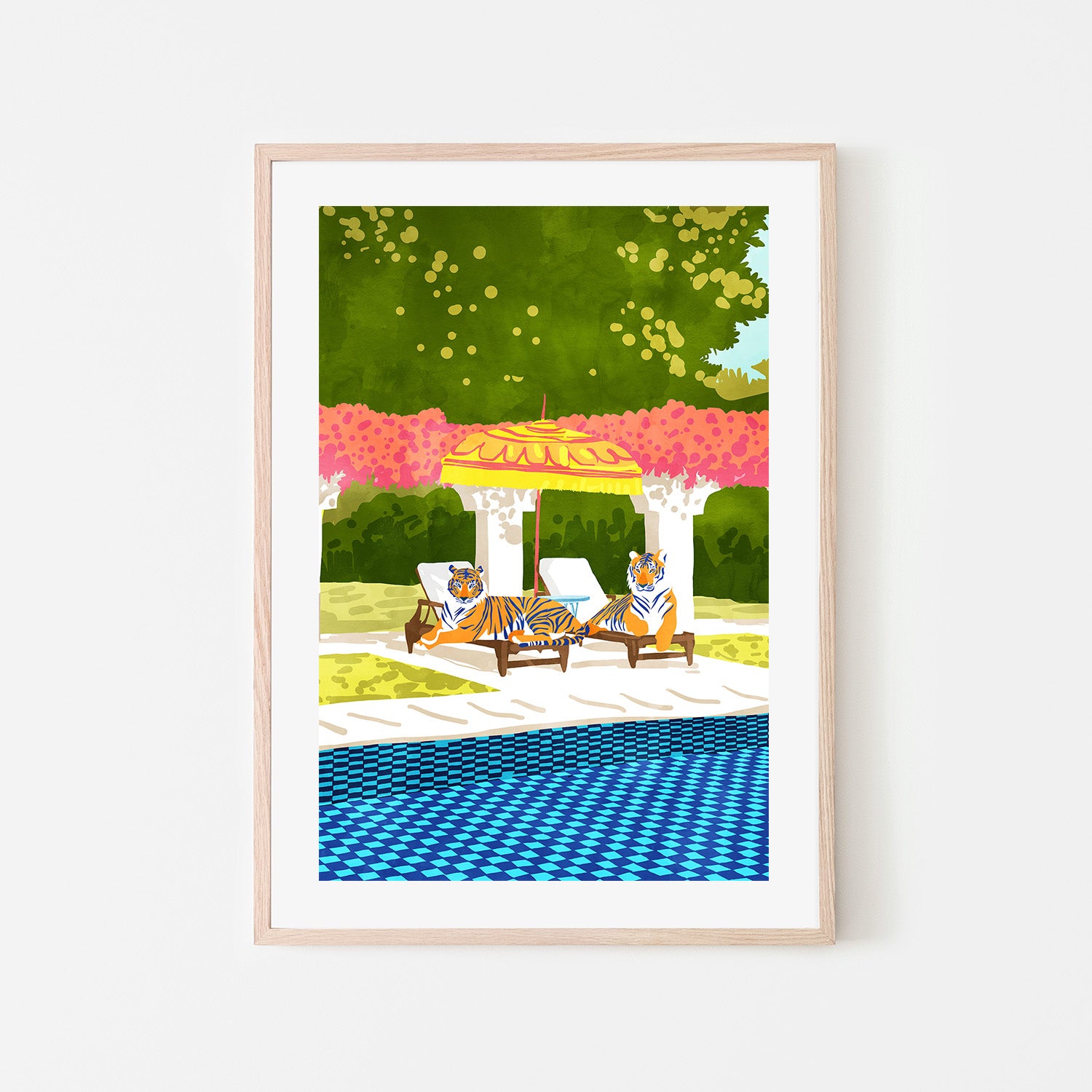 wall-art-print-canvas-poster-framed-Tiger Vacay-6