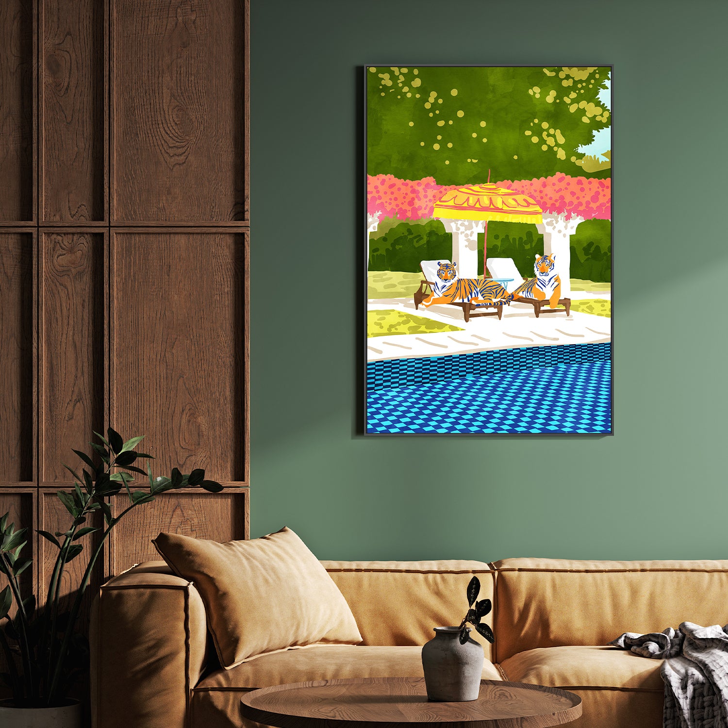 wall-art-print-canvas-poster-framed-Tiger Vacay-7