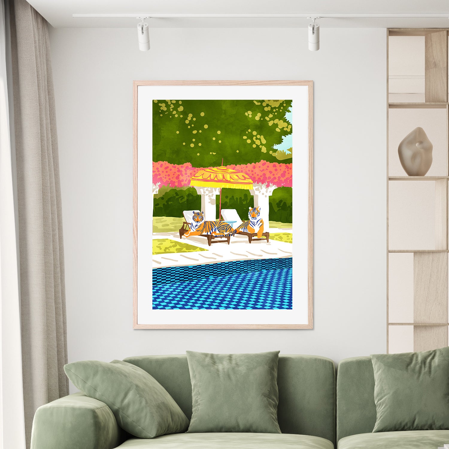 wall-art-print-canvas-poster-framed-Tiger Vacay-8