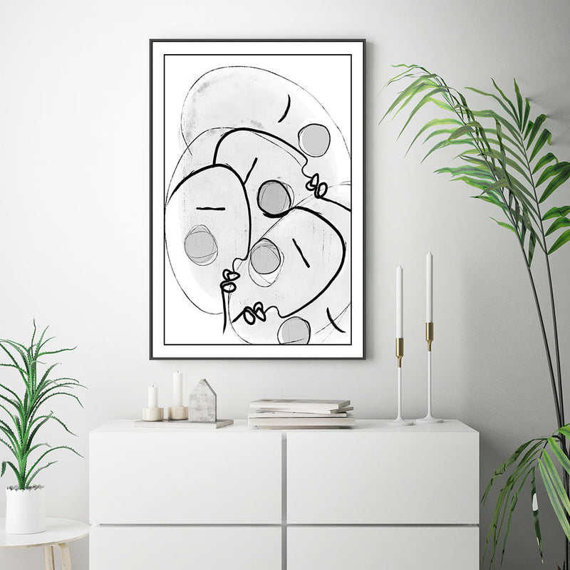 wall-art-print-canvas-poster-framed-Together , By Treechild-GIOIA-WALL-ART