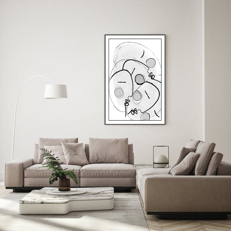 wall-art-print-canvas-poster-framed-Together , By Treechild-GIOIA-WALL-ART