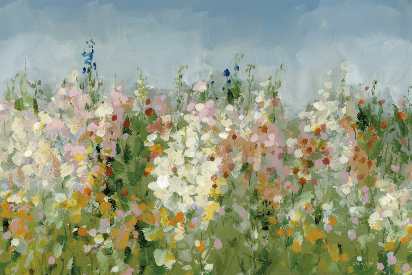 wall-art-print-canvas-poster-framed-Tranquil Field , By Danhui Nai-1