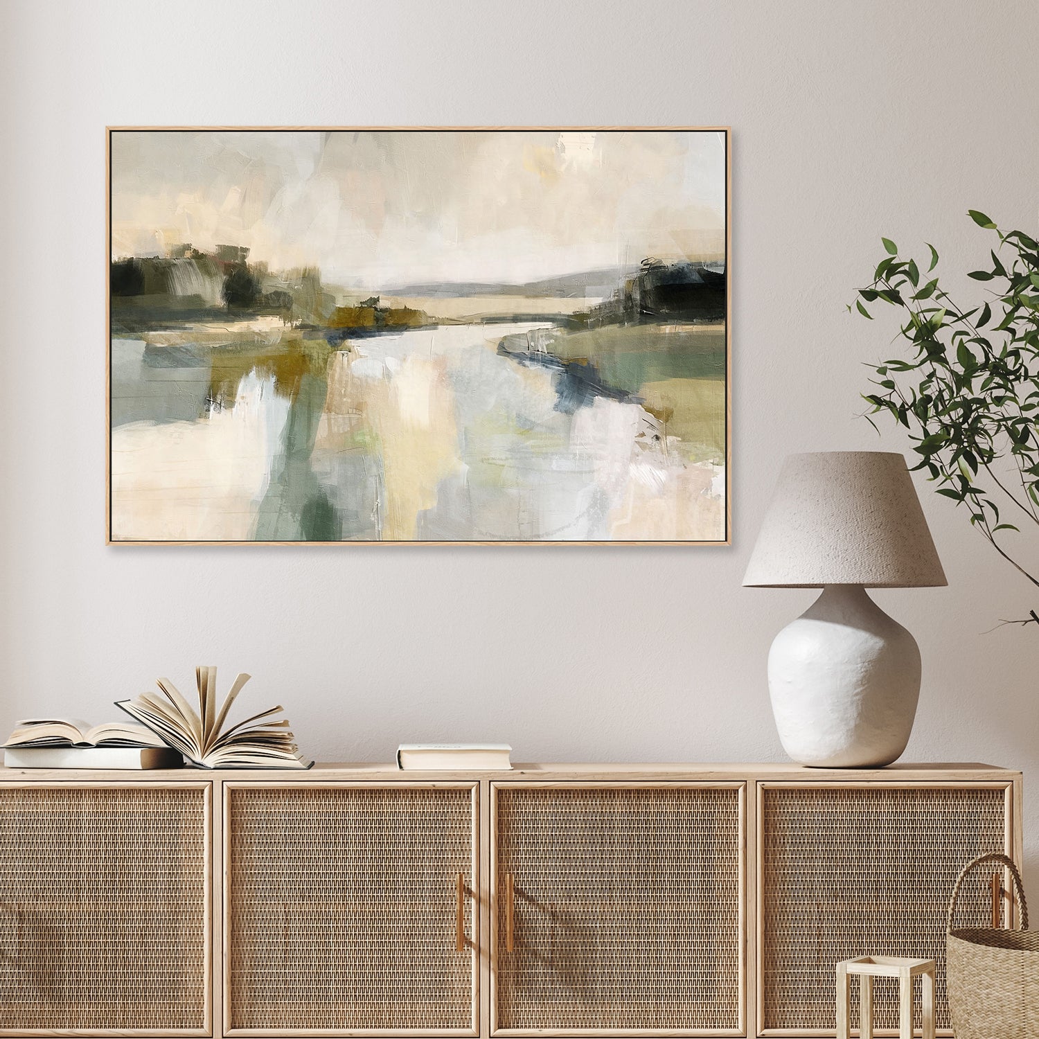 wall-art-print-canvas-poster-framed-Tranquil Fields, Style B-2