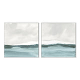 wall-art-print-canvas-poster-framed-Tranquil Silver Sea, Style A & B, Set Of 2 , By Chris Paschke-5
