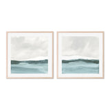 wall-art-print-canvas-poster-framed-Tranquil Silver Sea, Style A & B, Set Of 2 , By Chris Paschke-6