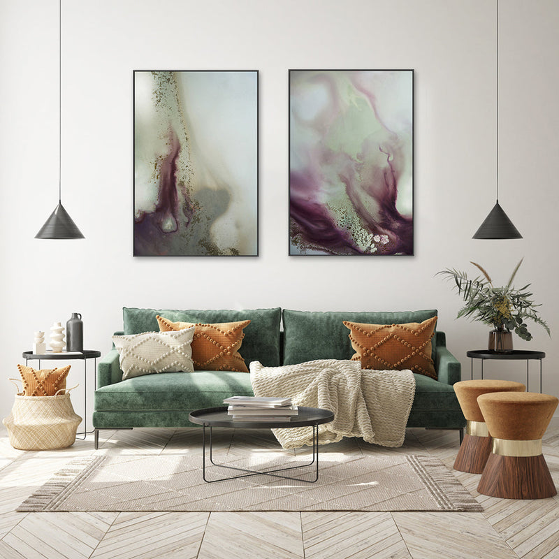 wall-art-print-canvas-poster-framed-Tranquility Dance, Style A & B, Set Of 2 , By Petra Meikle-2