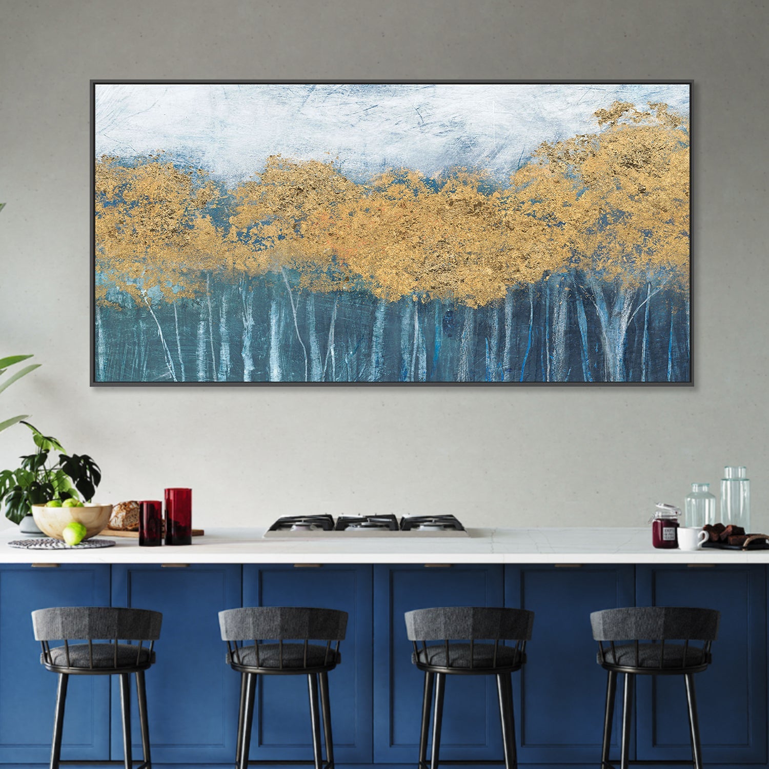 wall-art-print-canvas-poster-framed-Transitioning Forest , By Filippoloco-2