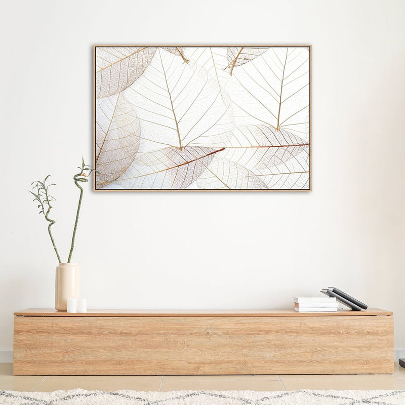 wall-art-print-canvas-poster-framed-Translucent Leaves-by-Gioia Wall Art-Gioia Wall Art