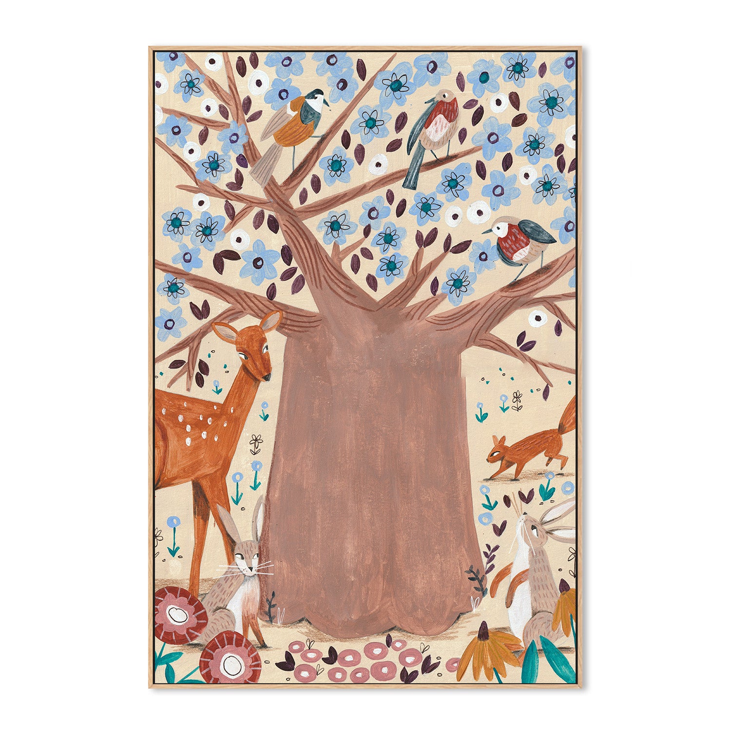 wall-art-print-canvas-poster-framed-Tree of life-4