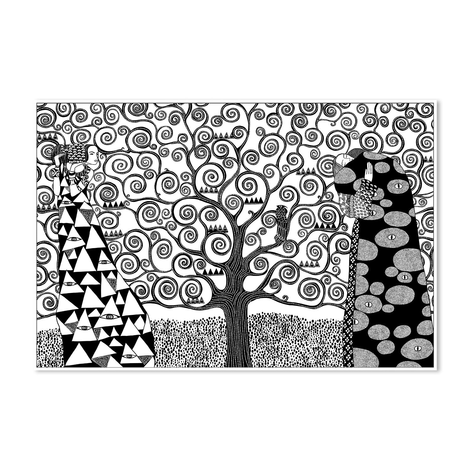 wall-art-print-canvas-poster-framed-Tree of Life-5