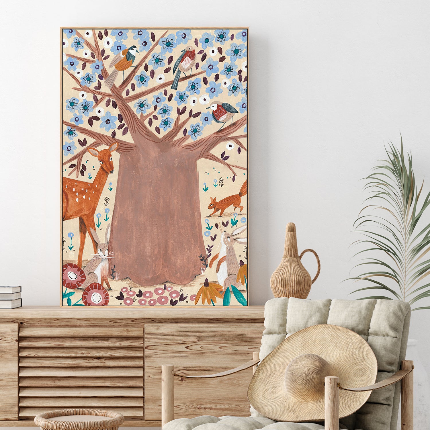 wall-art-print-canvas-poster-framed-Tree of life-7
