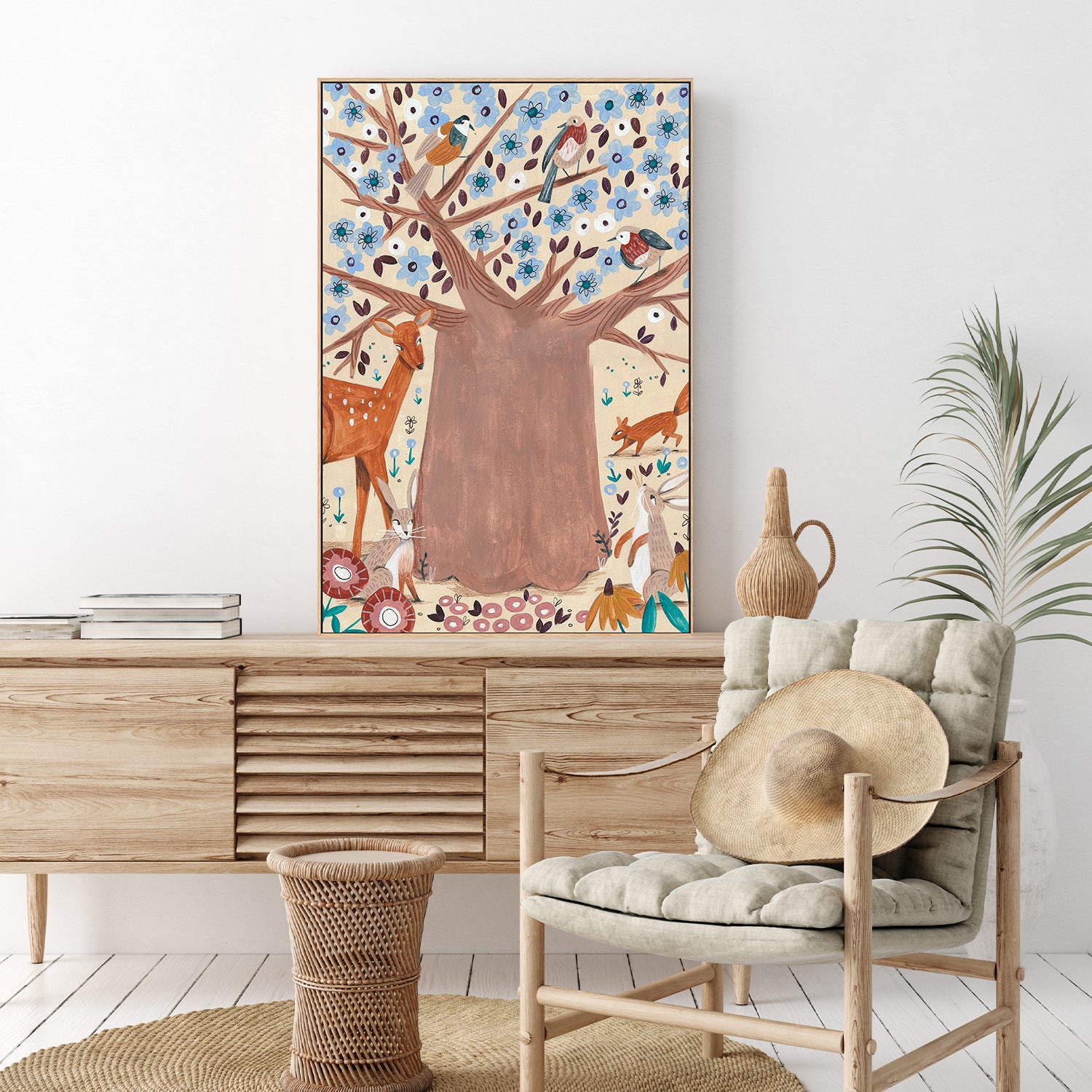 wall-art-print-canvas-poster-framed-Tree of life-8