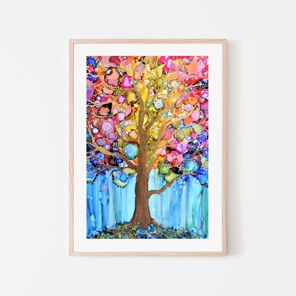 wall-art-print-canvas-poster-framed-Tree Of Life-by-Sylvie Demers-Gioia Wall Art