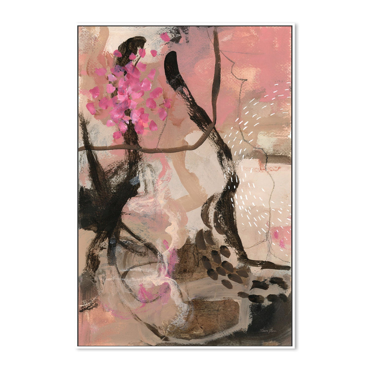 wall-art-print-canvas-poster-framed-Trees and Blooms , By Laura Horn-5
